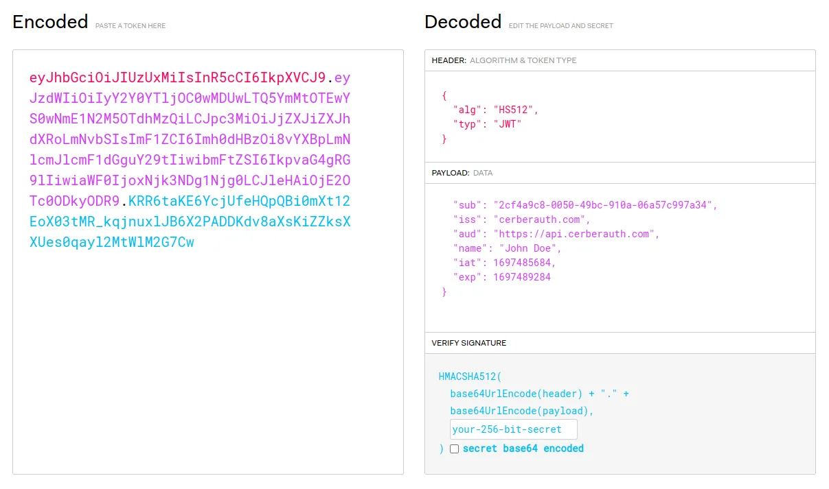 JWT.io Screenshot